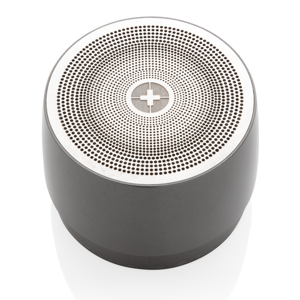 Swiss Peak 5W bluetooth høyttaler grå bass