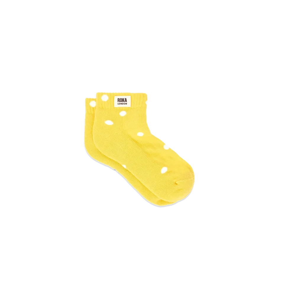 Roka London Wembley ankel sokker barn summer yellow dot