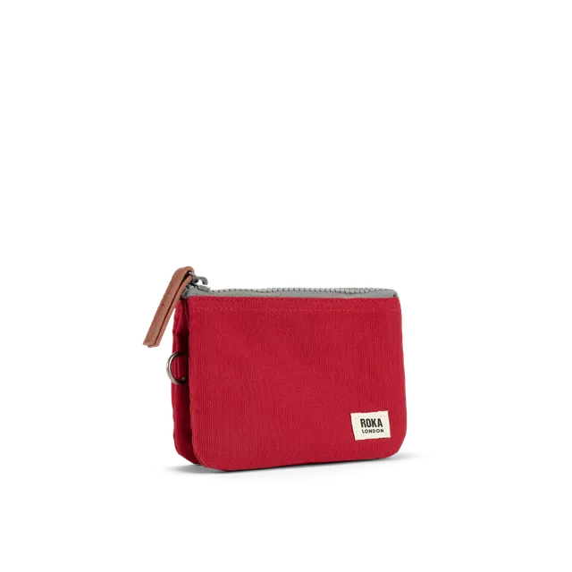 Roka London Carnaby lommebok small mars rød vanntett