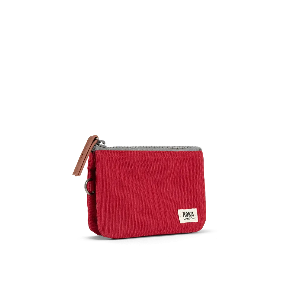 Roka London Carnaby lommebok small mars rød vanntett
