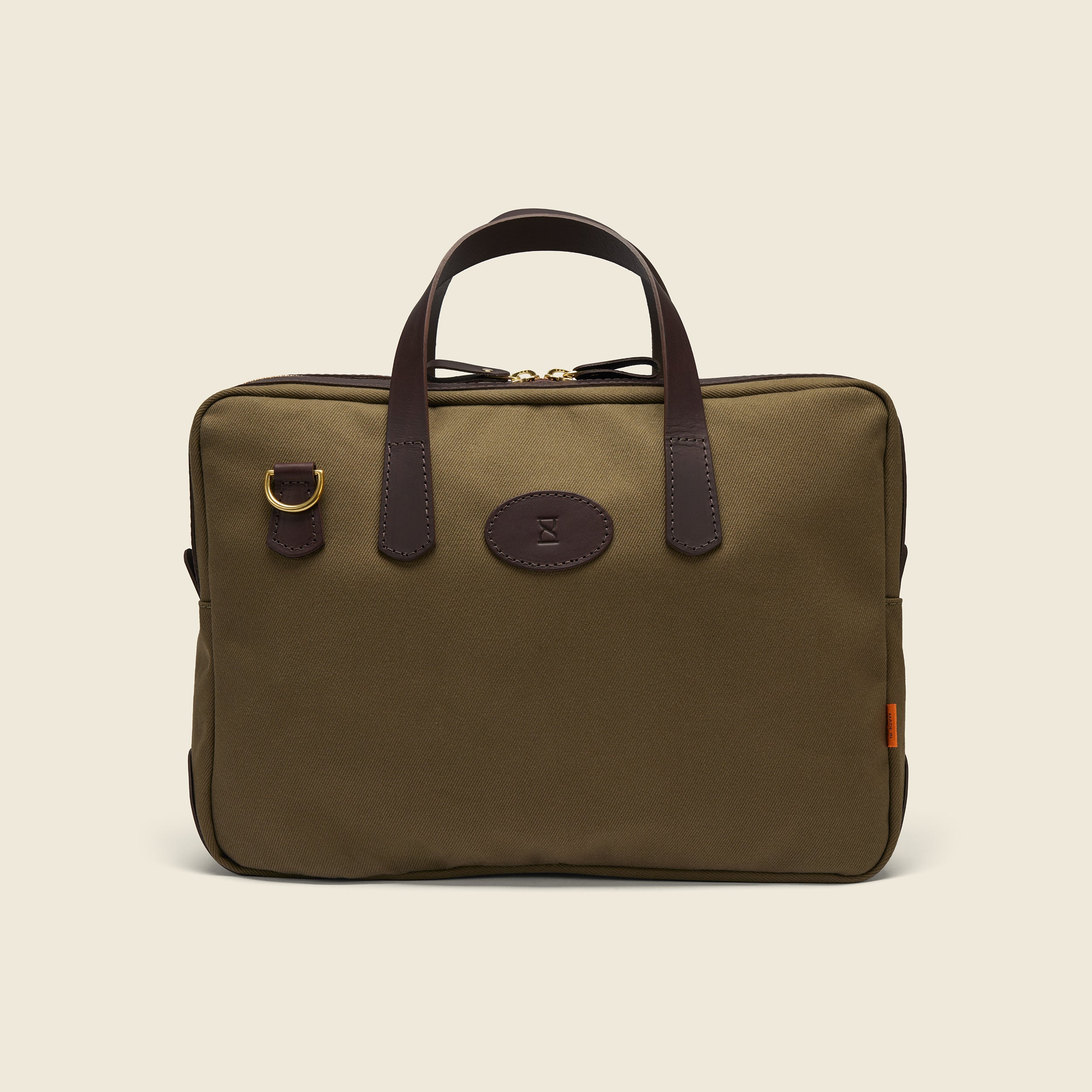 Chapman Minimalist Briefcase dokumentmappe sand canvas
