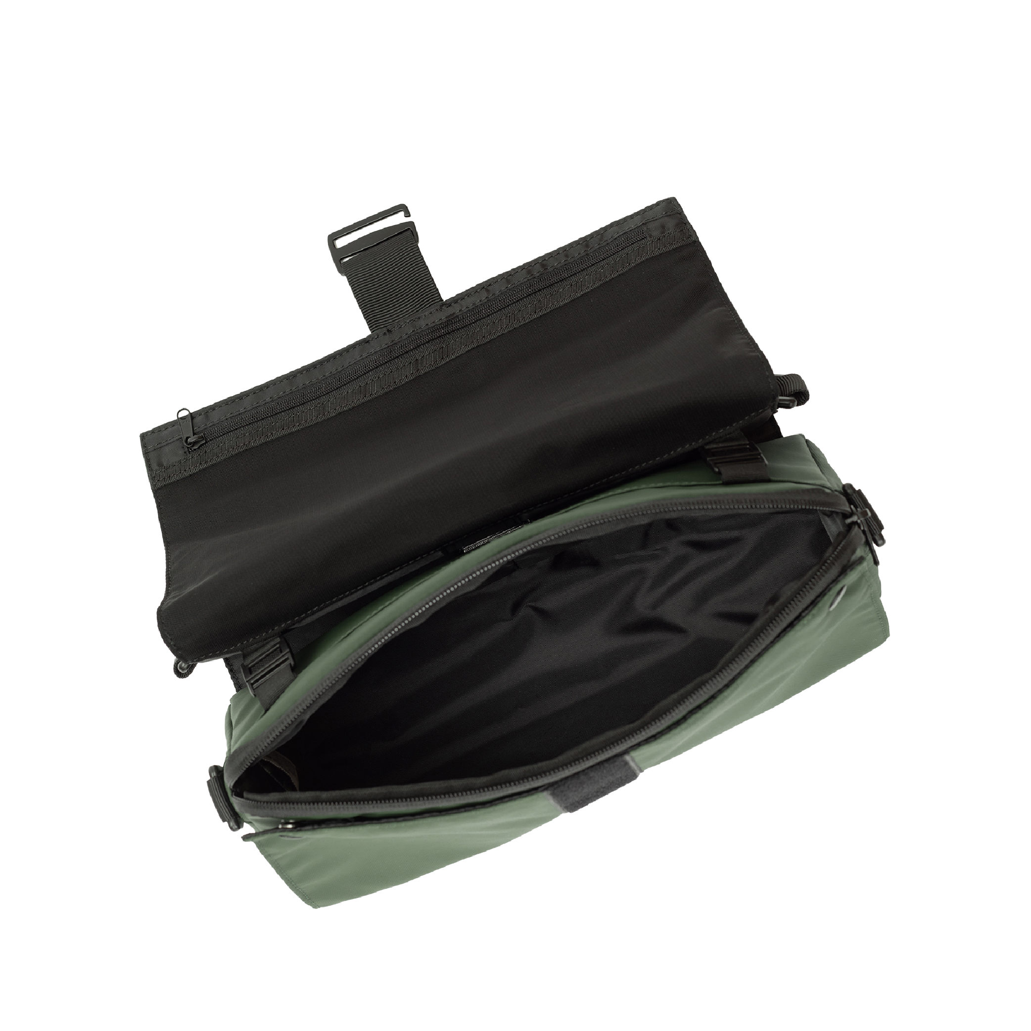 KIWEE Triangle Sling crossbody 3 L fir grønn