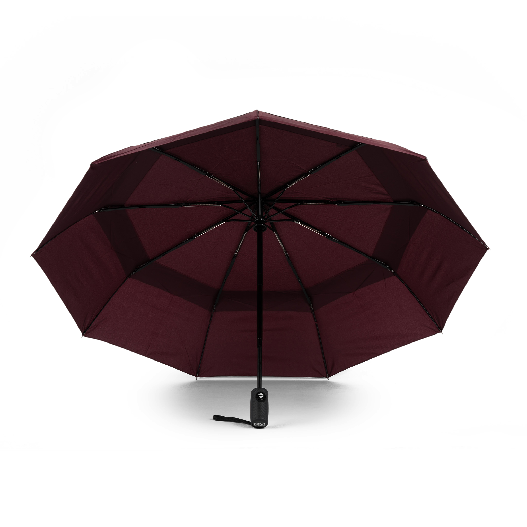 Roka London Waterloo paraply plum