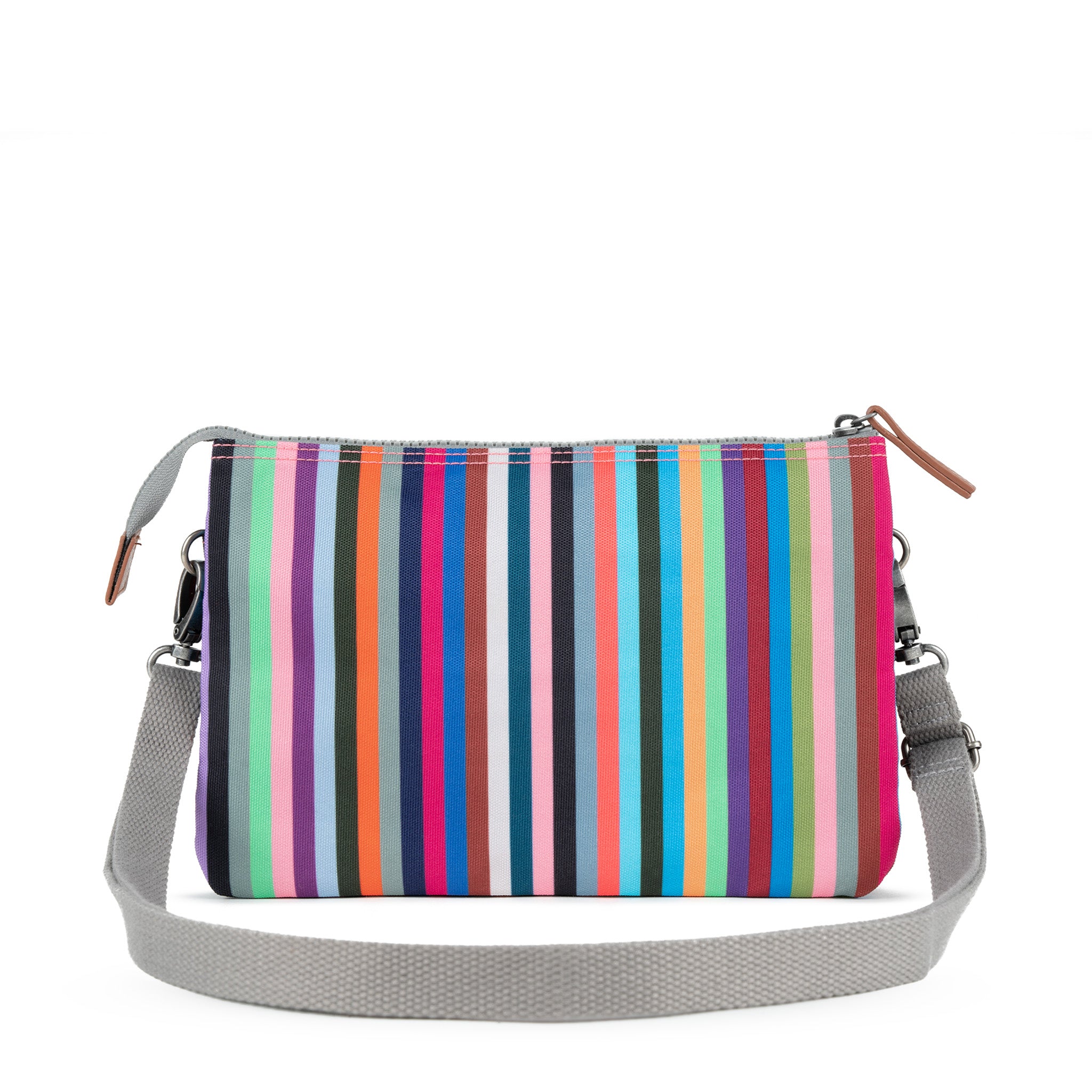 Roka London Carnaby XL crossbodyveske Multi Stripe resirkulert