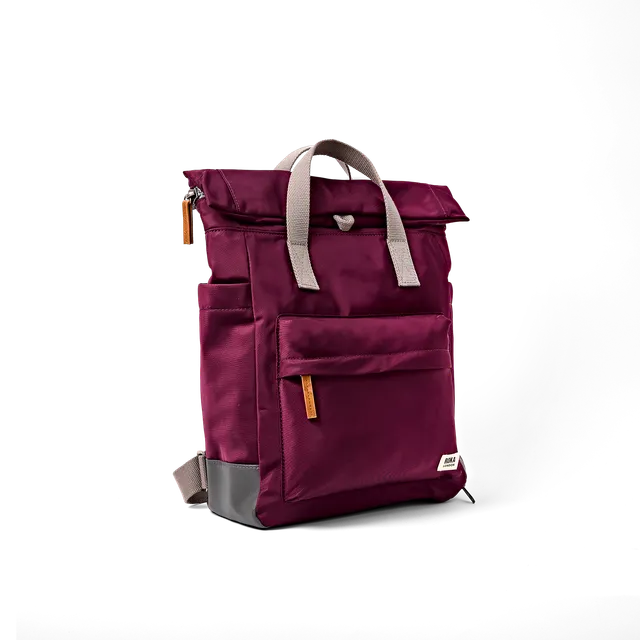 Roka London Bayswater ryggsekk royal burgundy medium paraply 14,6 l