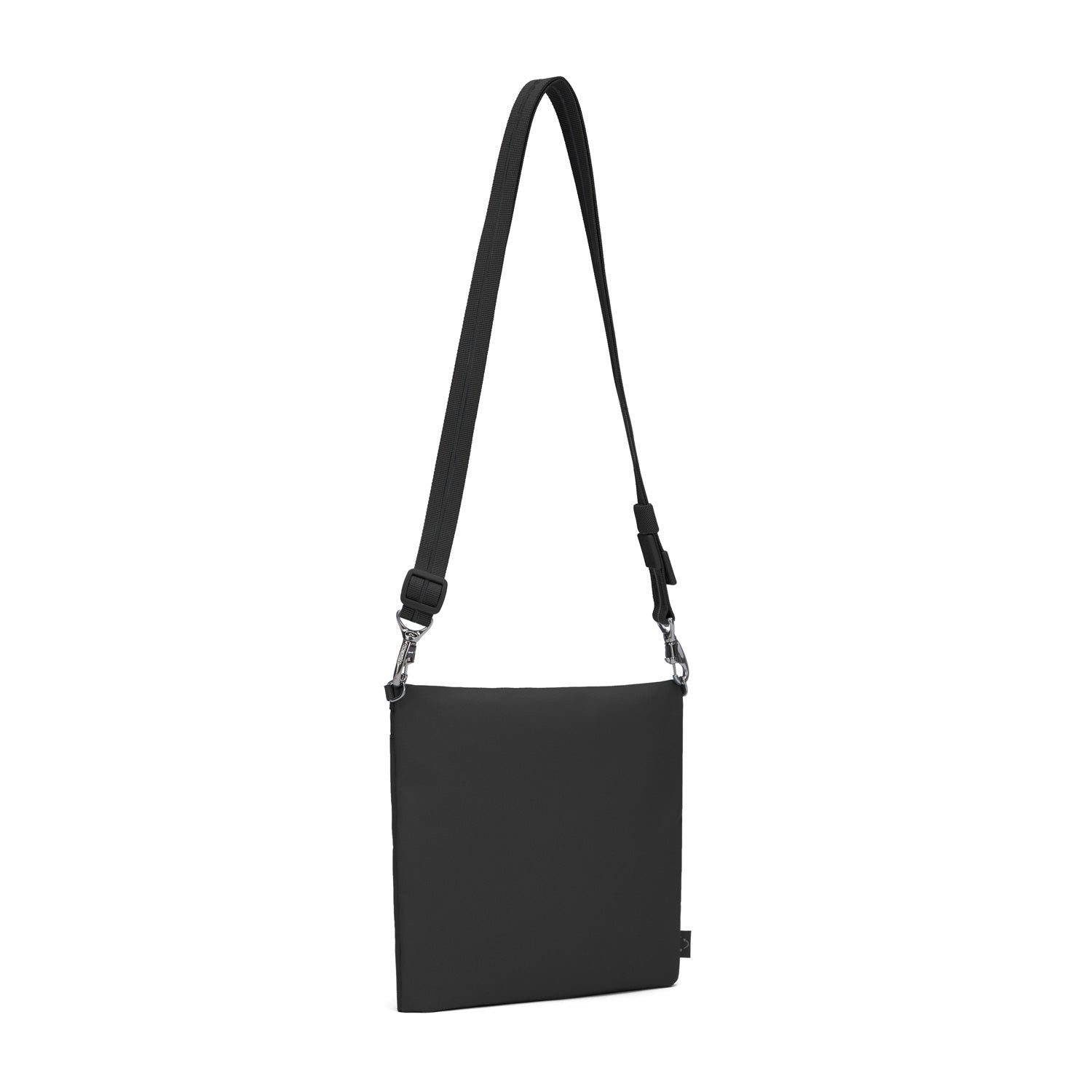 Pacsafe GO crossbody pouch skulderveske jet black tyverisikker
