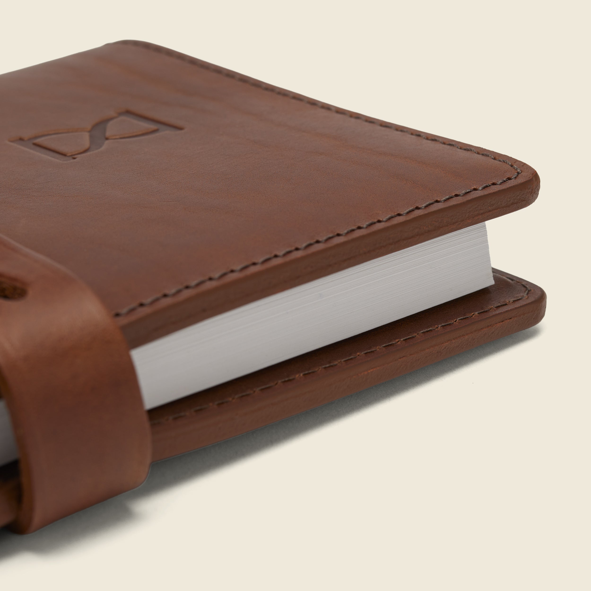 Chapman Bags journalomslag skinn A4 brunt
