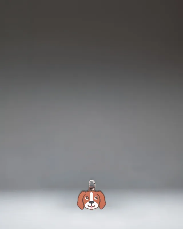 Herschel Dog Bag Charm veskeanheng brown dog silikon