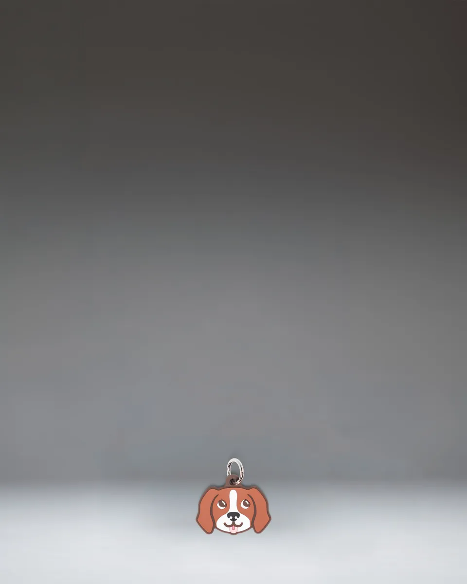 Herschel Dog Bag Charm veskeanheng brown dog silikon