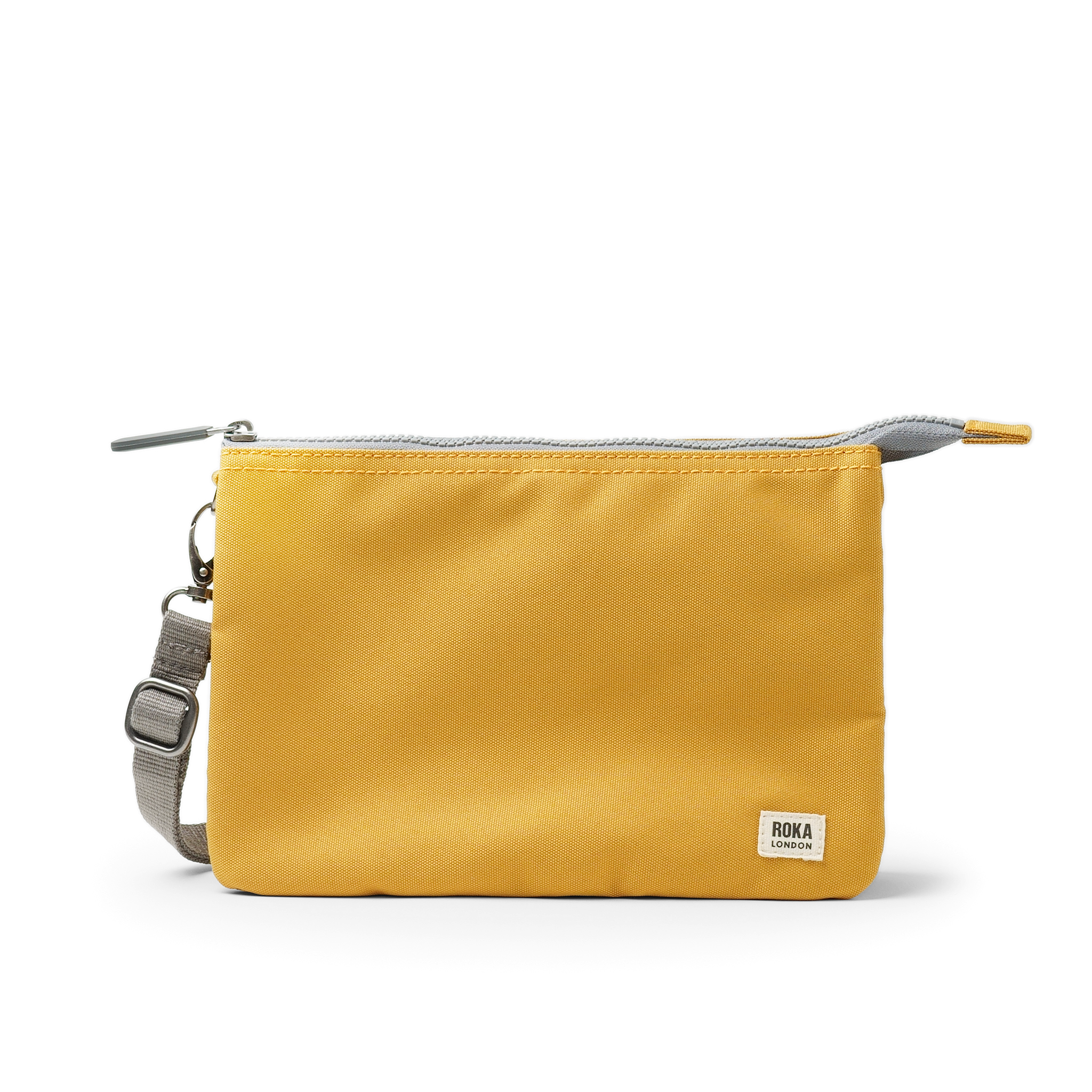 Roka London Carnaby XL crossbody veske Flax vannavstøtende