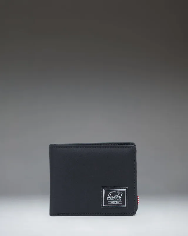 Herschel Roy Wallet Twill lommebok Black/Grey kort