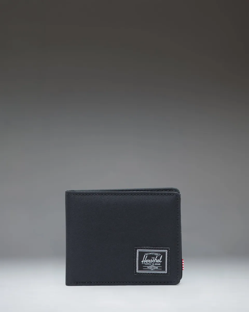 Herschel Roy Wallet Twill lommebok Black/Grey kort