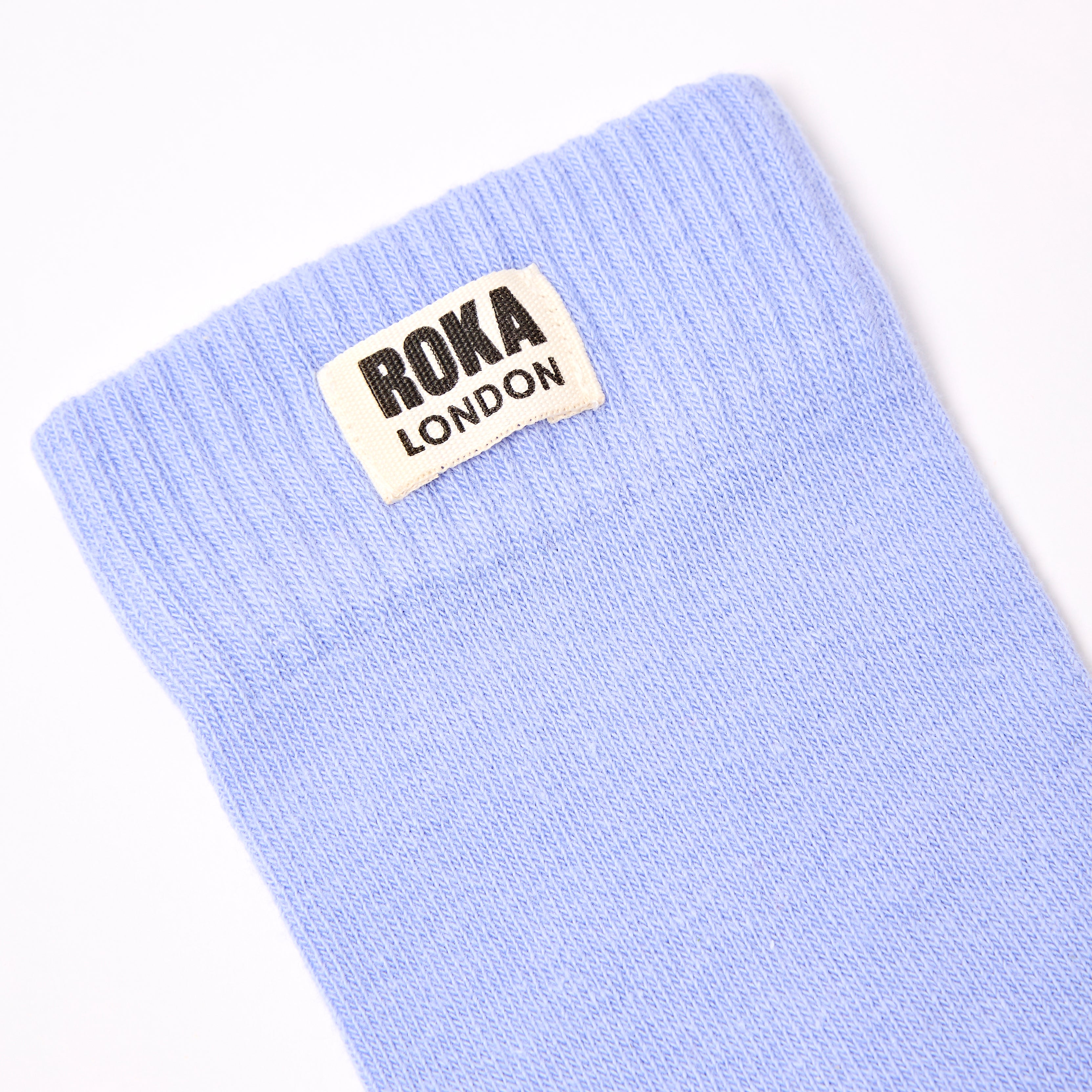 Roka London Wimbledon crew sokker thistle 36-42 økologisk bomull