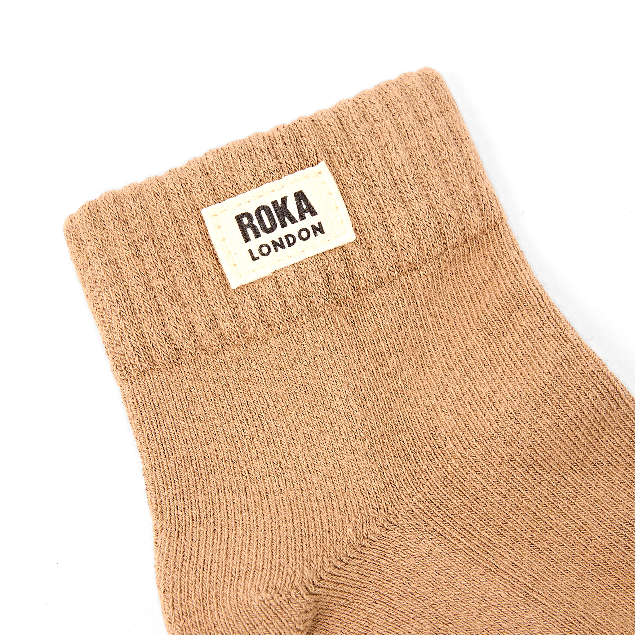 Roka London Wembley ankelsokker chai 36–42 bomull