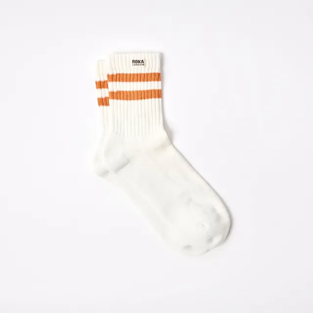 Roka London Windsor herresokker Burnt Orange 40-48 bomull