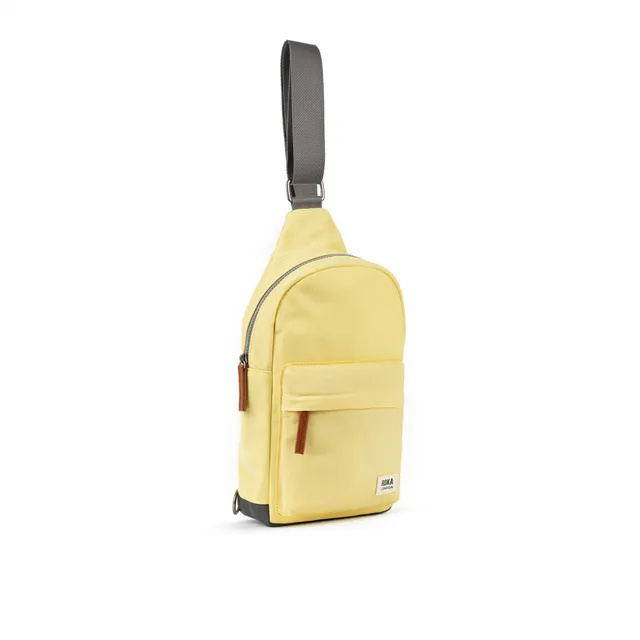 Roka London Willesden Large slingveske citron 5 liter
