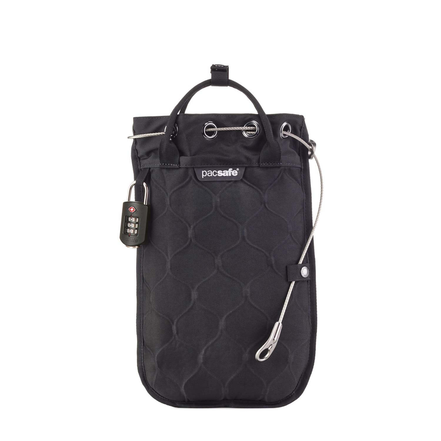 Pacsafe Travelsafe bærbar safe 3 liter svart