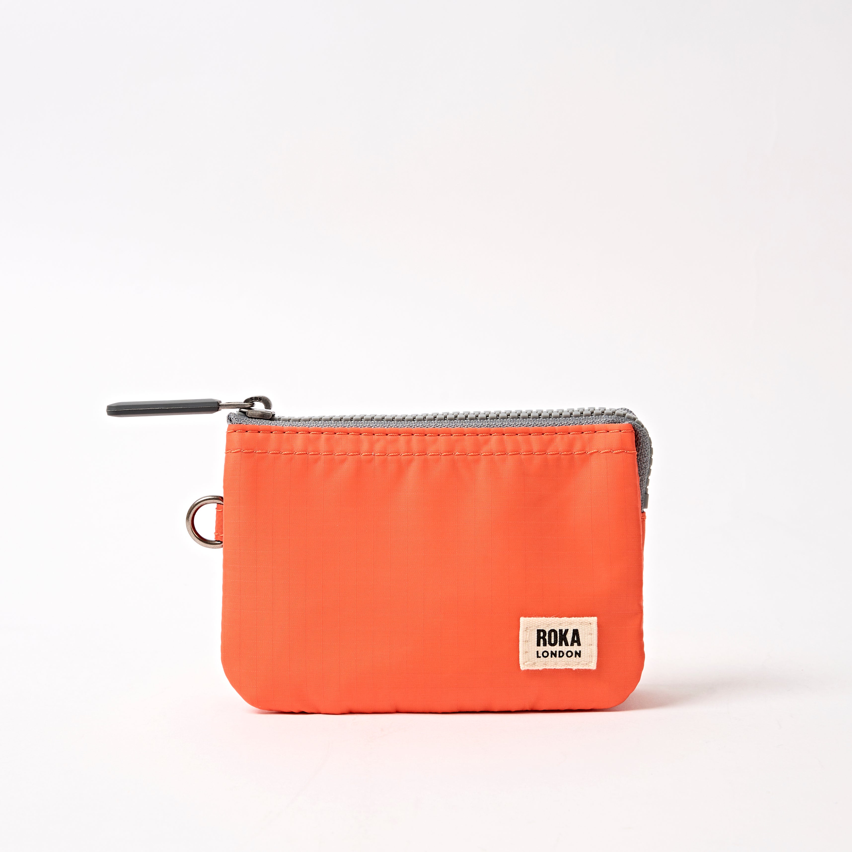 Roka London Carnaby Small lommebok tangerine 0,2 liter lett
