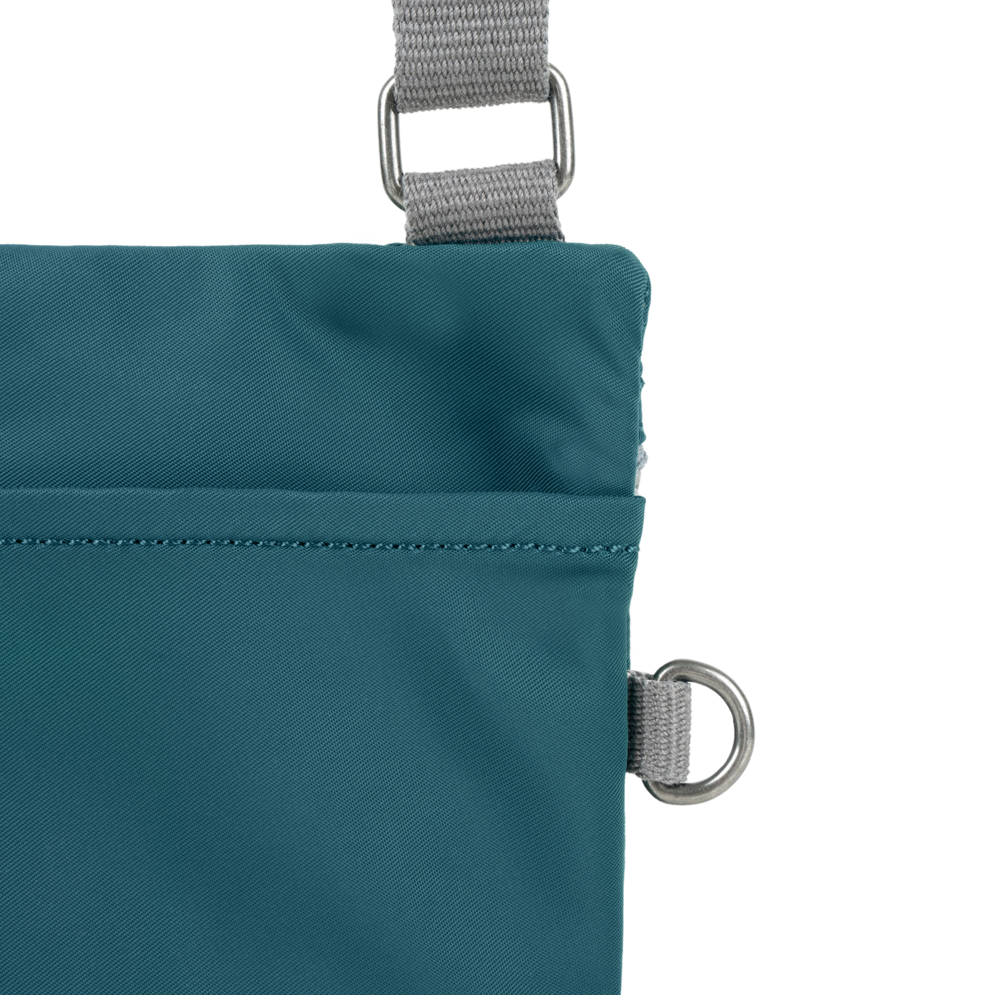 Roka London Chelsea Pocket slingbag teal XS 0,3 liter vanntett