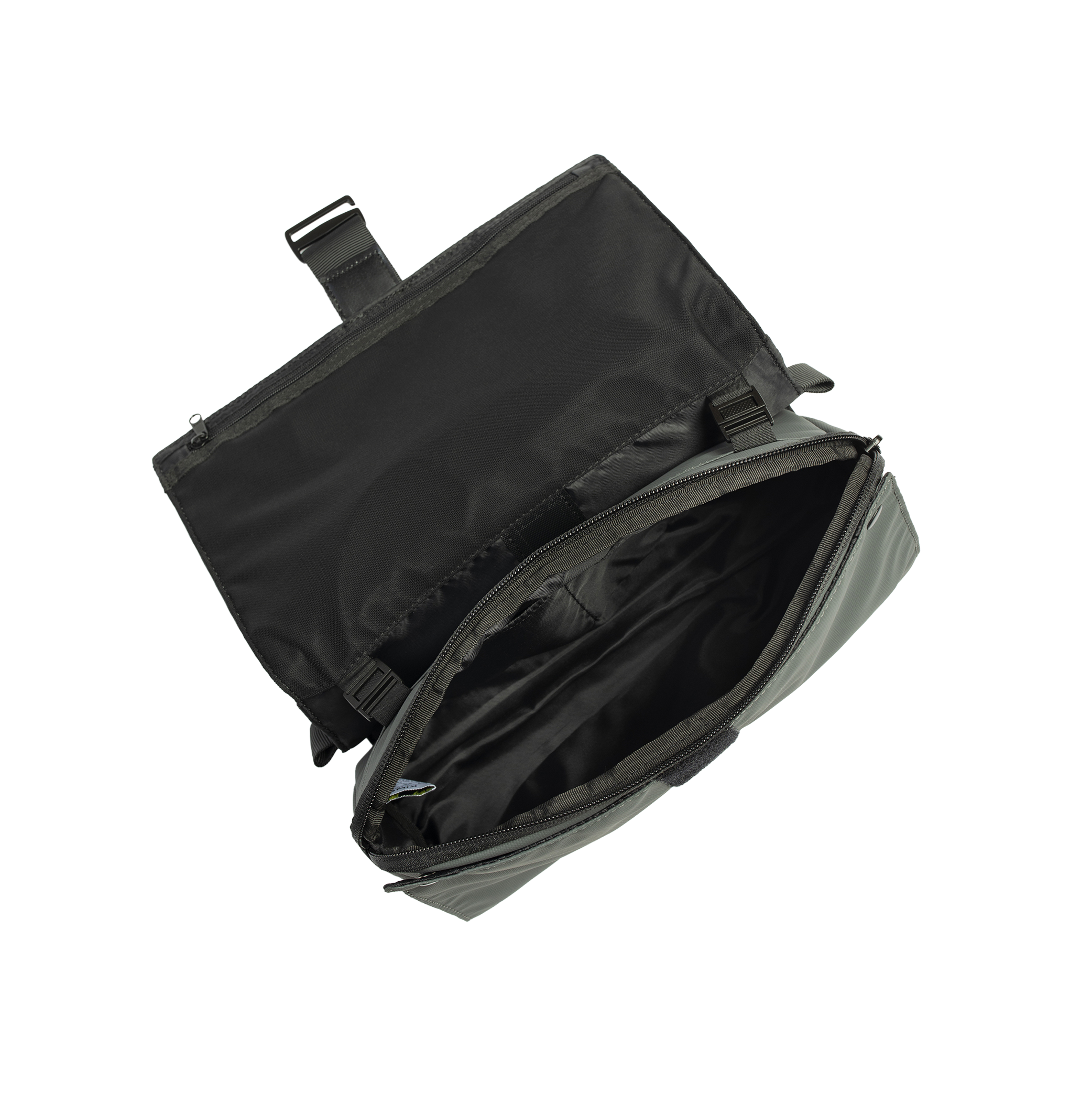 KIWEE Triangle Sling skulderveske Mineral Grey 3L vannavvisende