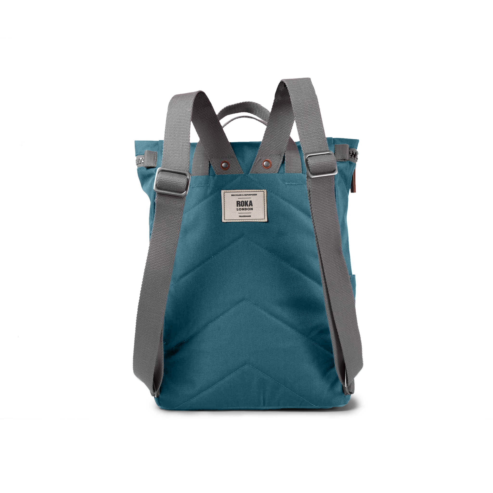 Roka London Finchley Teal ryggsekk Medium vanntett