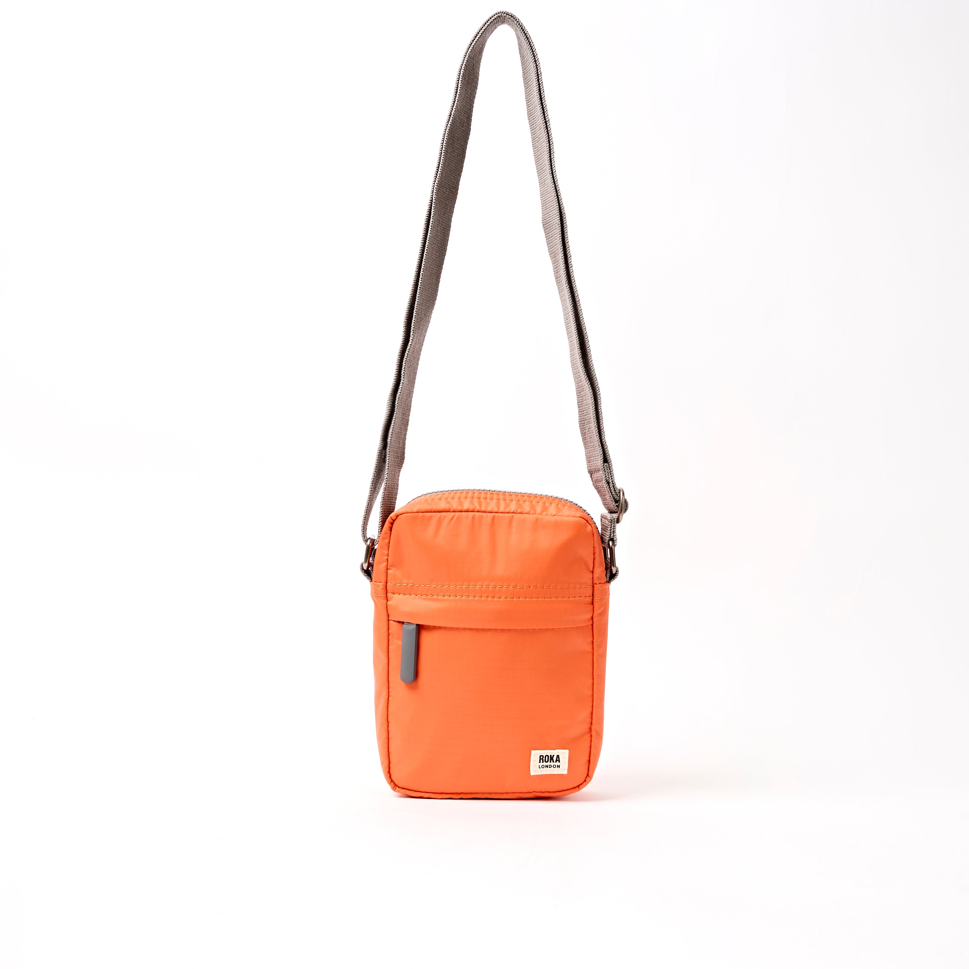 Roka London Bond skulderveske Small Tangerine 1,5 liter