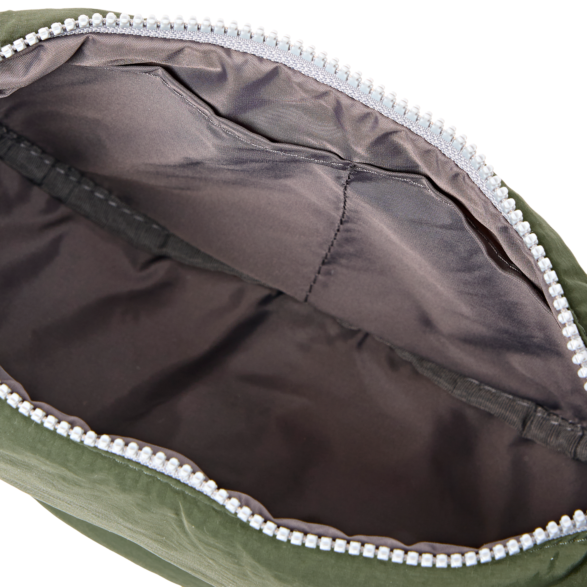 Roka London Farringdon Olive halvmåneveske Small lett