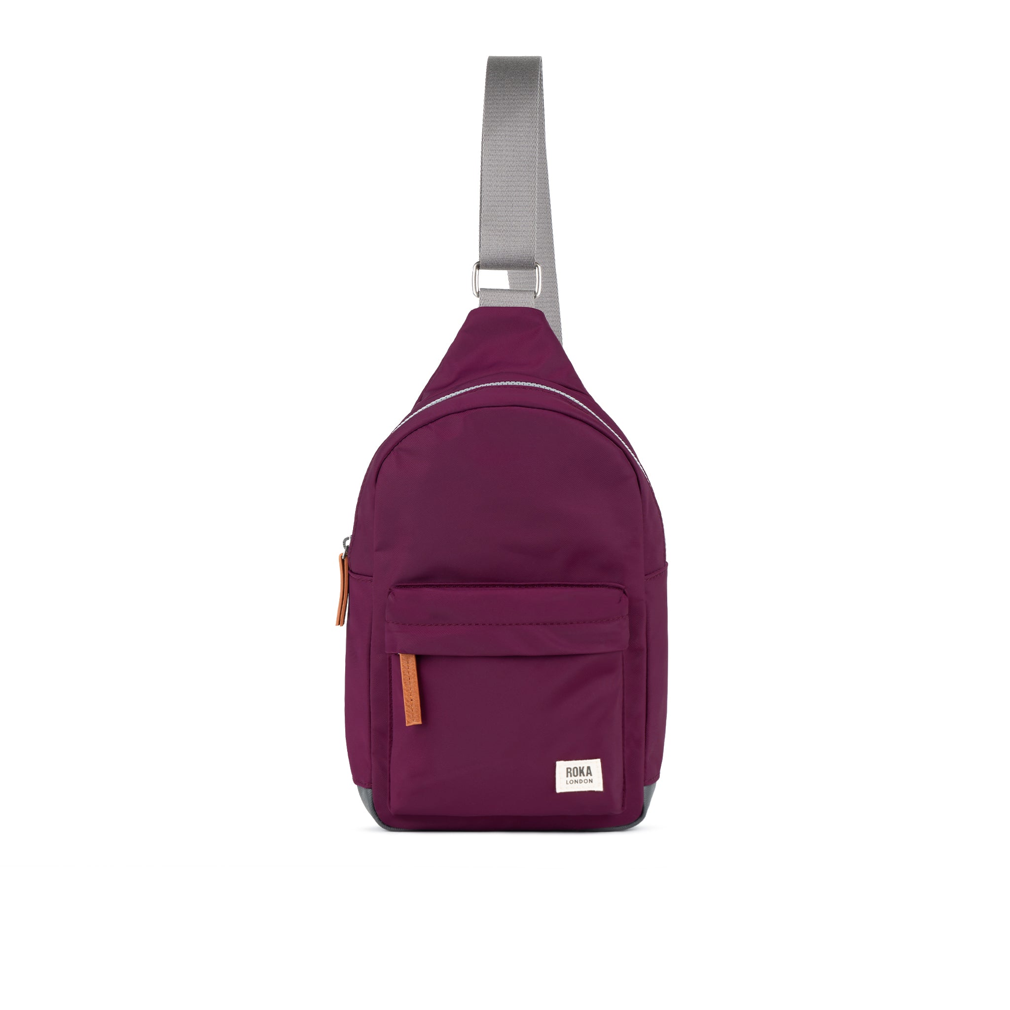 Roka London Willesden skulderveske burgunder large 5 liter