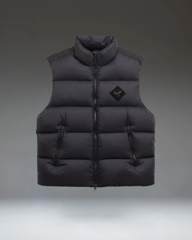 Herschel Puffer vest herre Black 700-fill dun