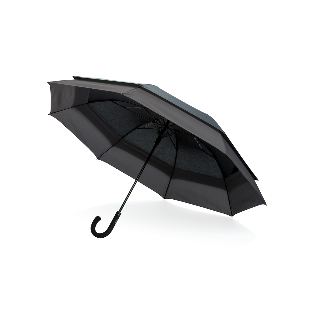 Swiss Peak AWARE 23–27 ekspanderbar paraply svart stormsikker