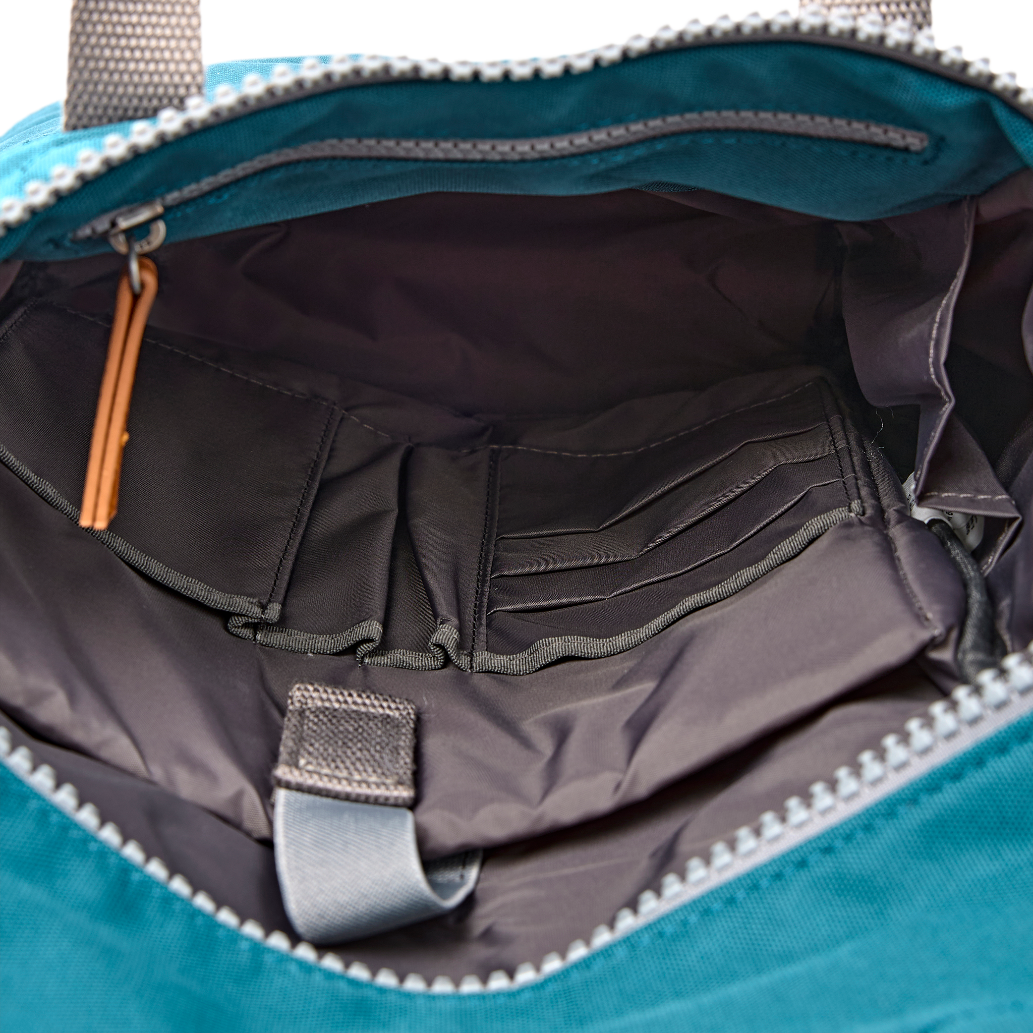Roka London Finchley ryggsekk Deep Teal rulltopp