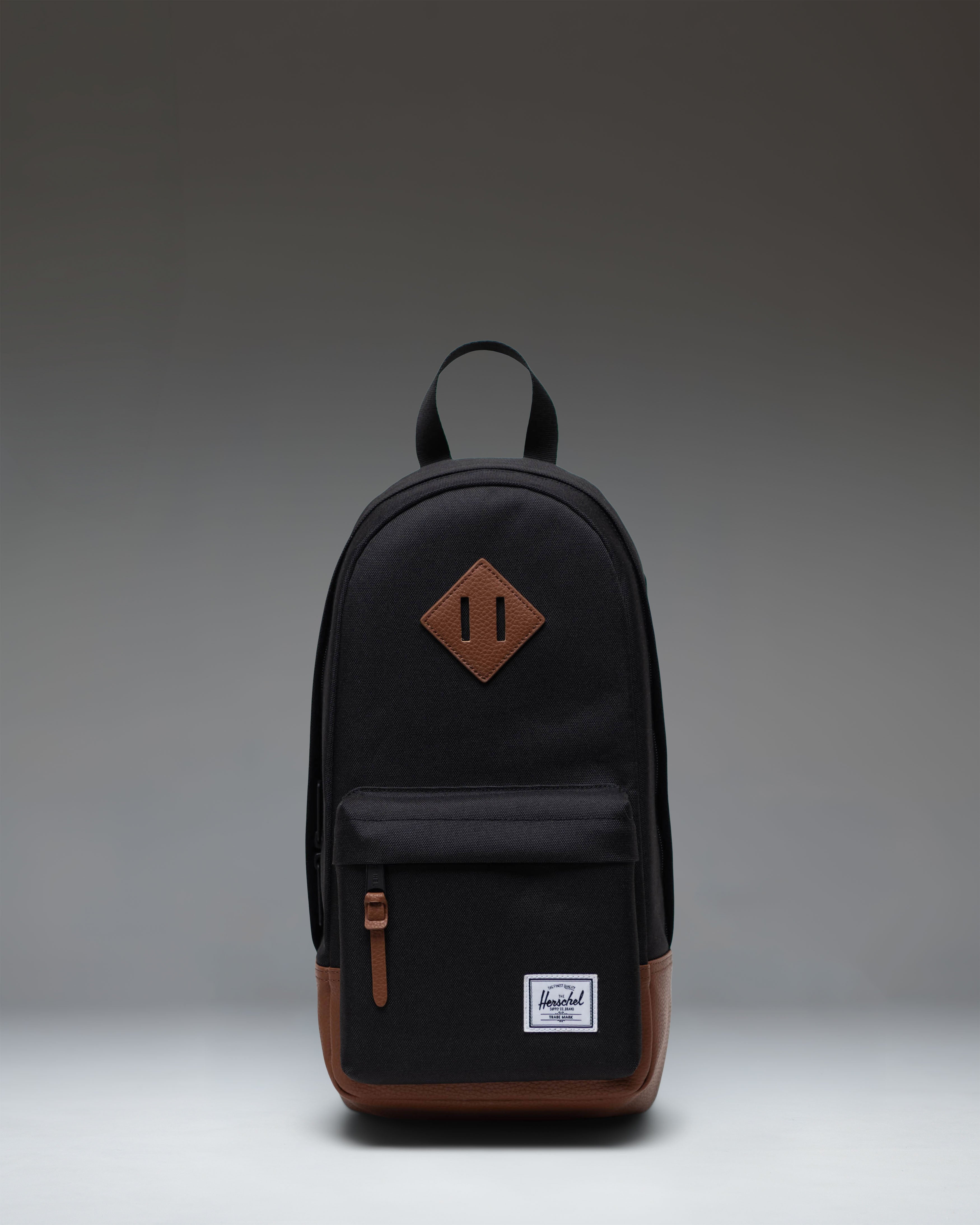 Herschel Heritage Shoulder Bag skulderveske Black/Tan crossbody