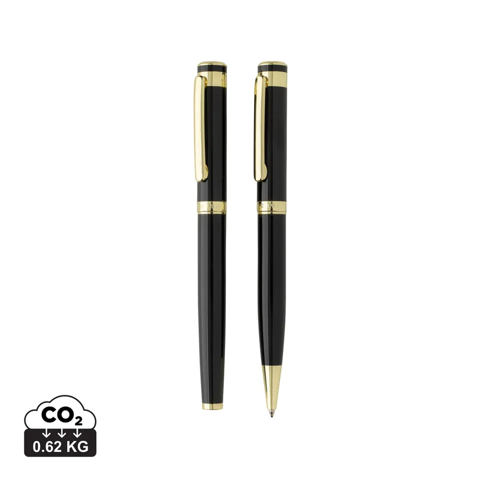 Swiss Peak Luca RCS Deluxe pennsett svart resirkulert messing