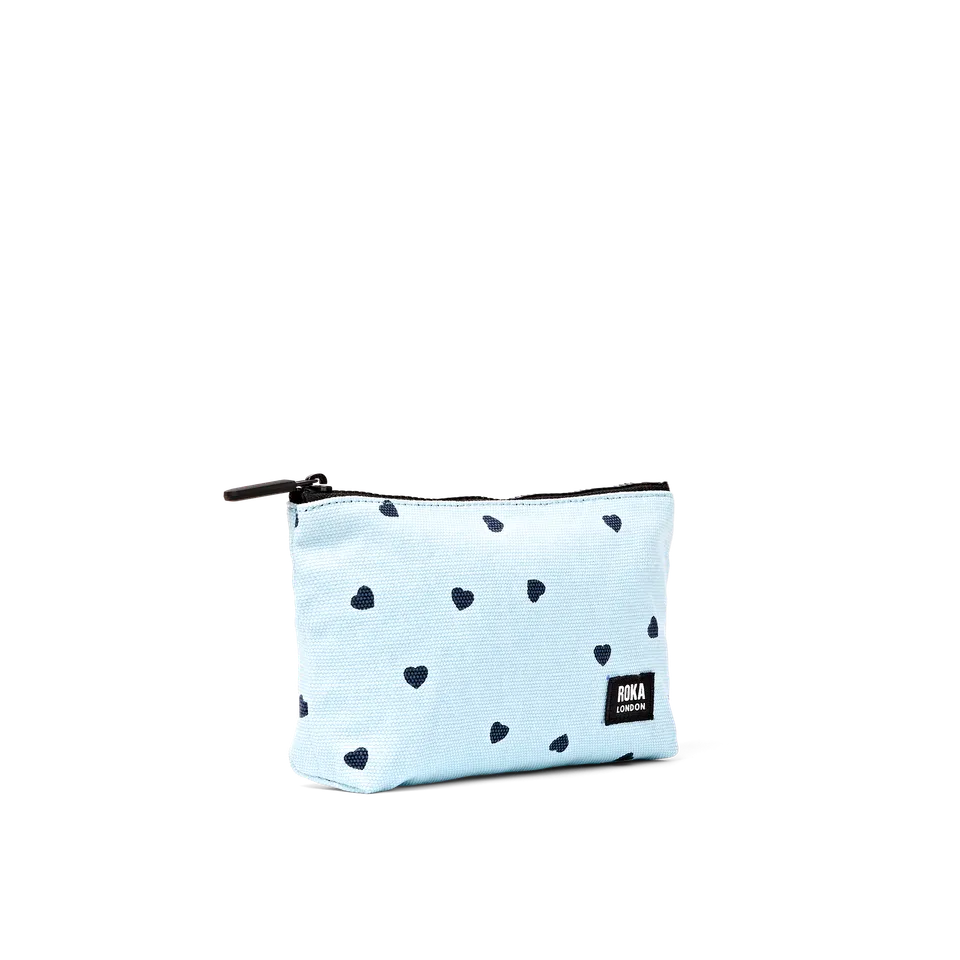 Roka London Maida Vale mappe heart print small toalett 1,2 l