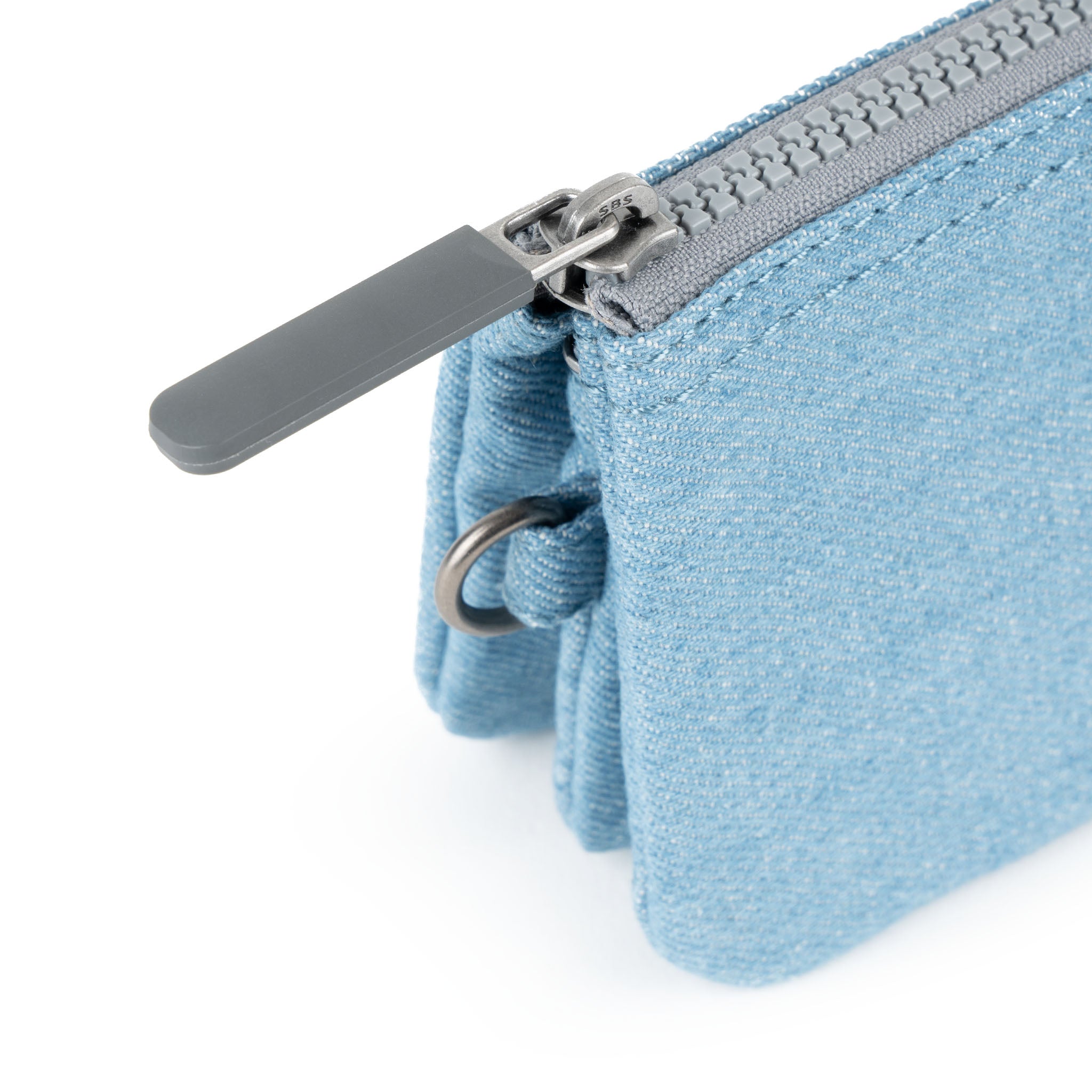 Roka London Carnaby Small lommebok Light Denim kompakt