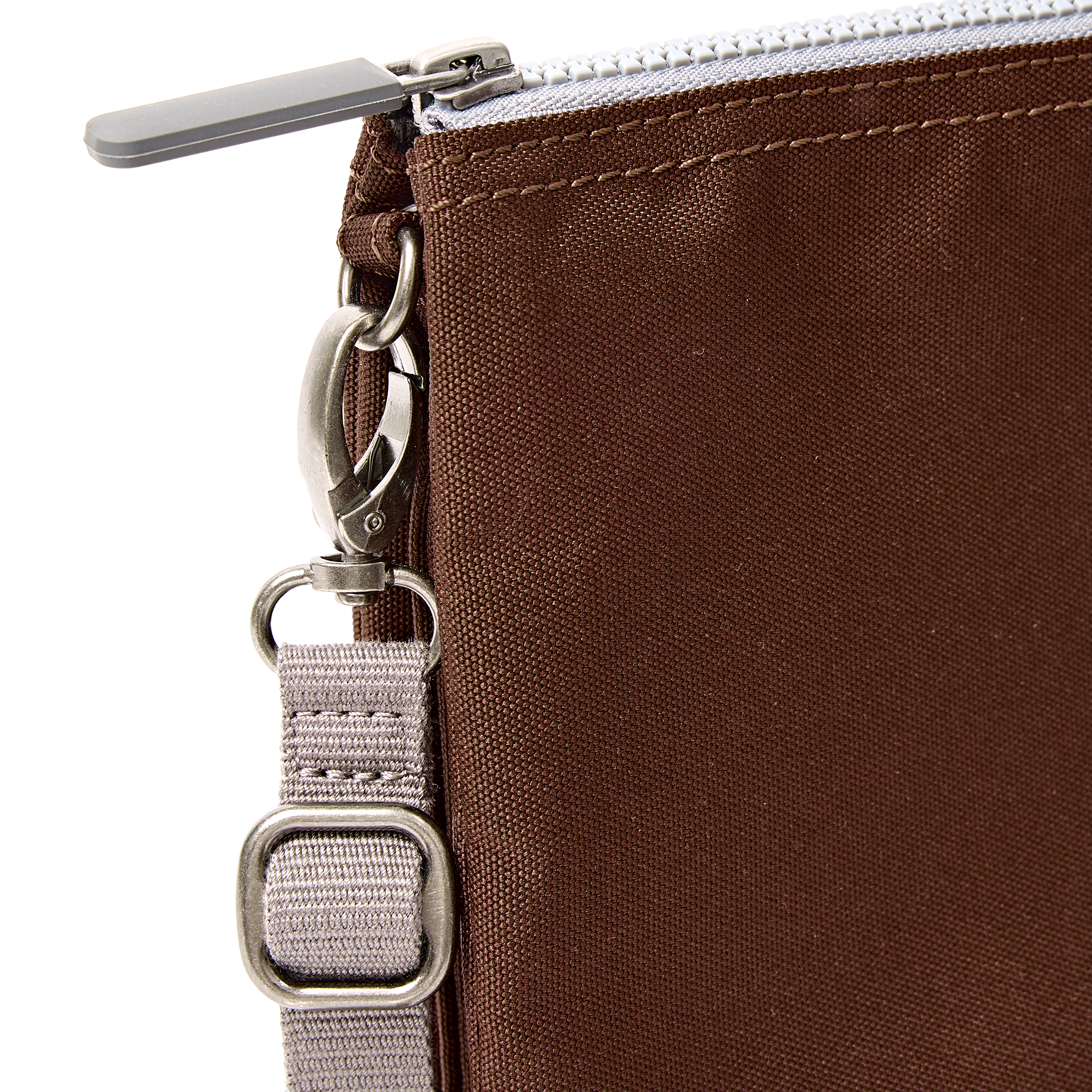 Roka London Carnaby crossbody XL sjokoladebrun