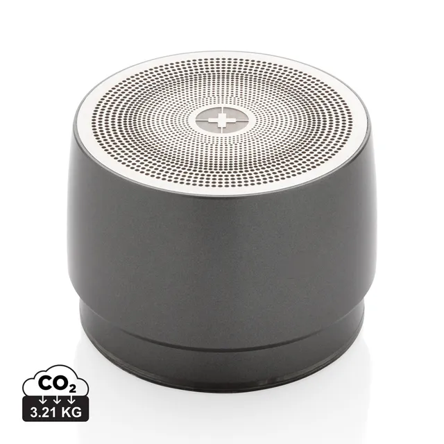 Swiss Peak 5W bluetooth høyttaler grå bass