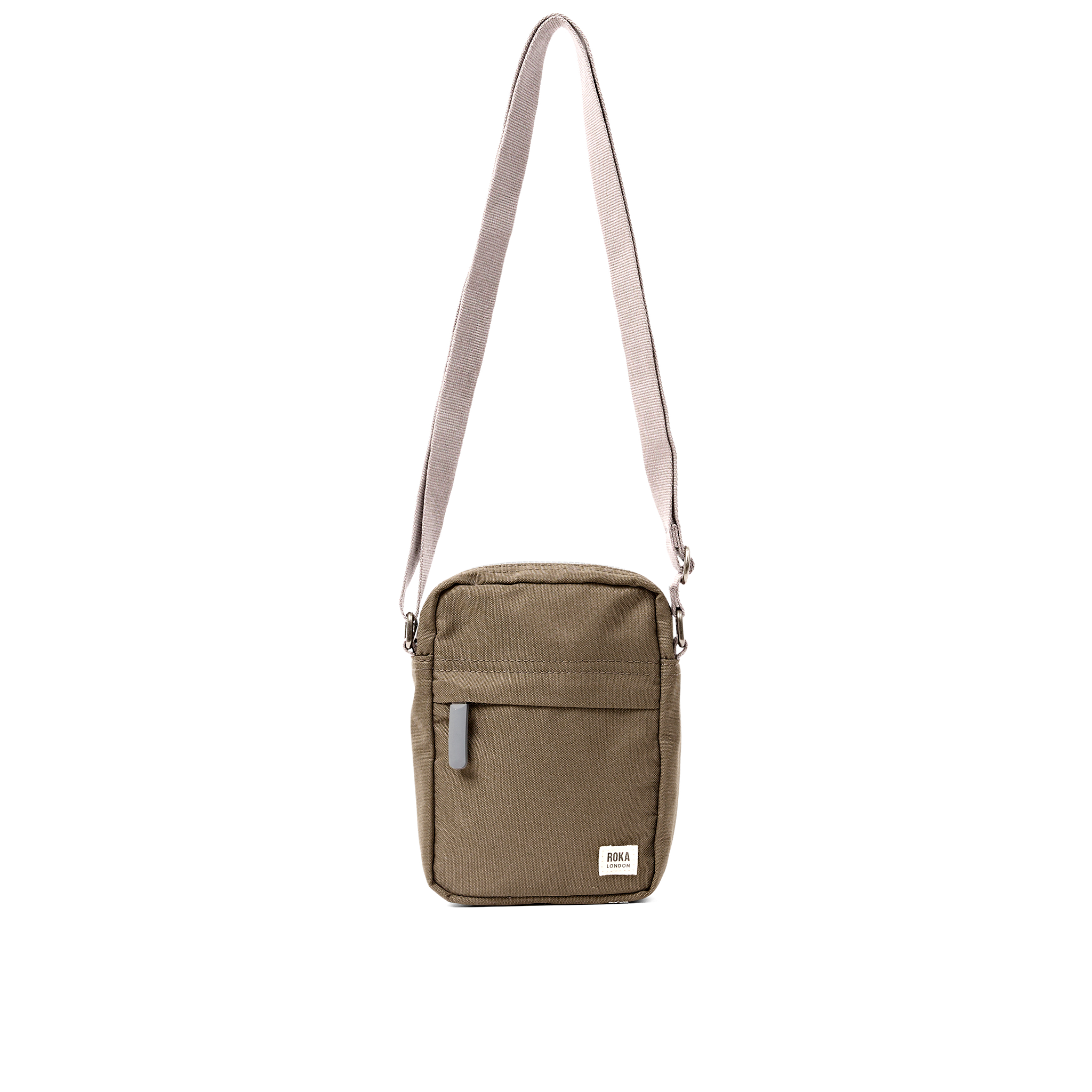 Roka London Bond Pocket crossbody-veske Small Sea Spray værbestandig