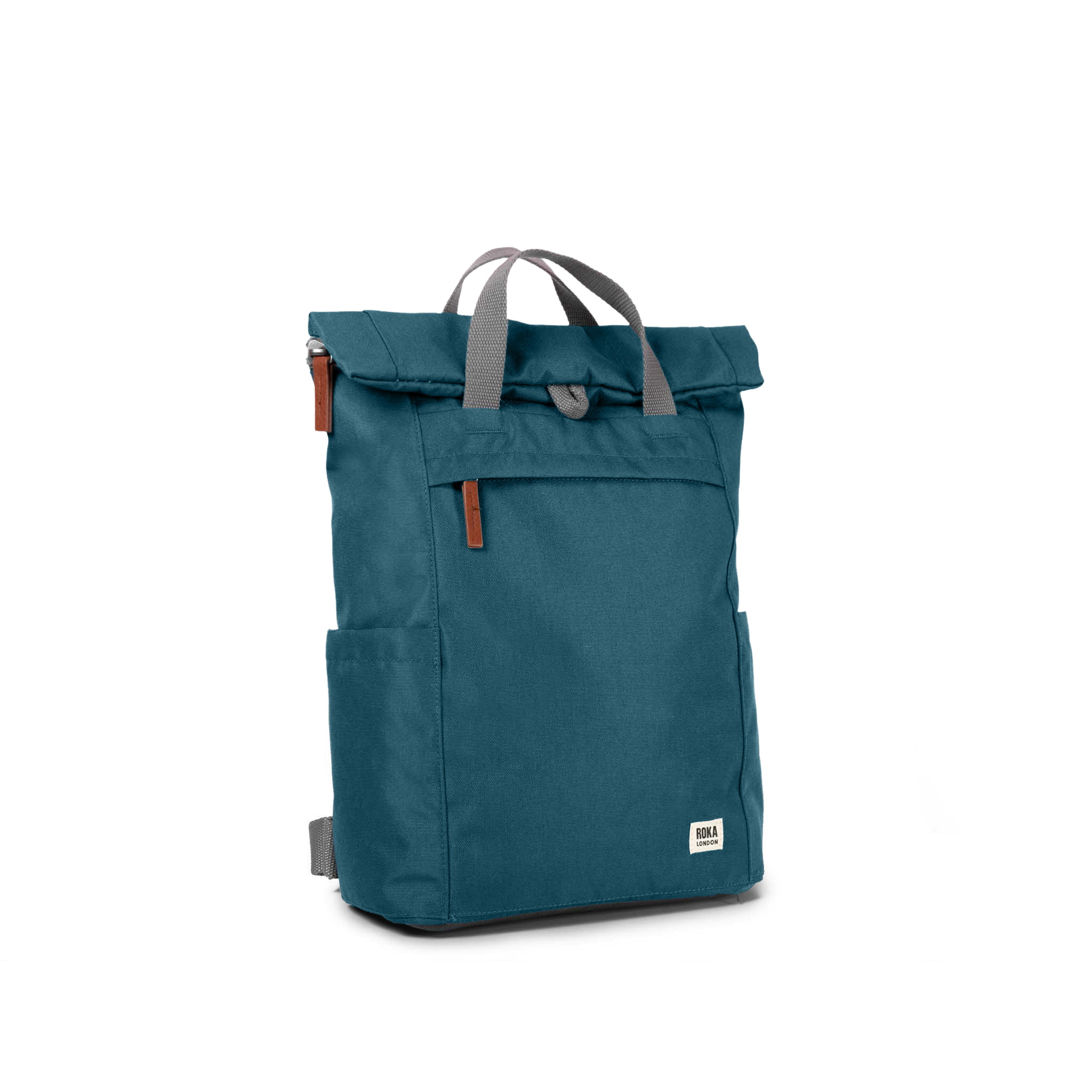 Roka London Finchley Teal ryggsekk Medium vanntett