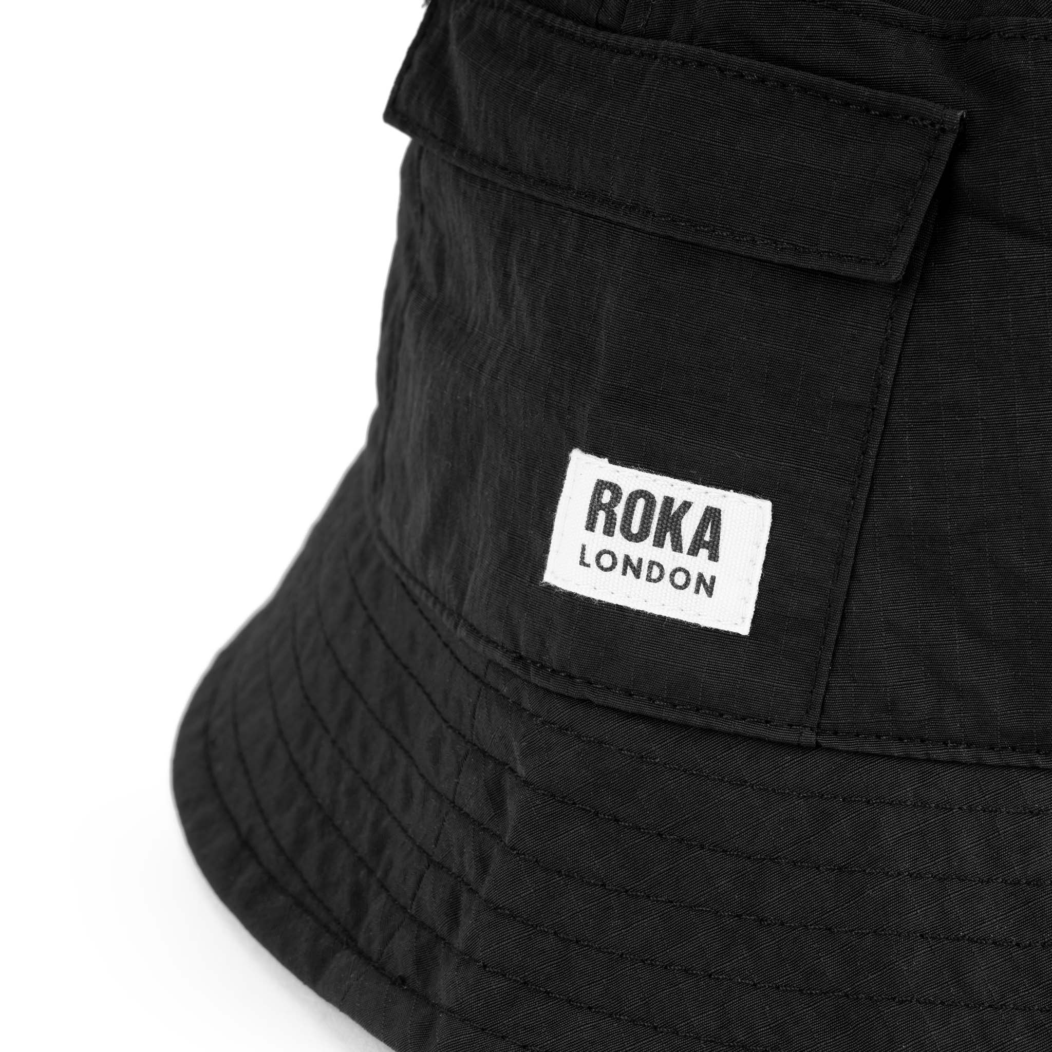 Roka London Bedford bøttehatt Svart UPF50+