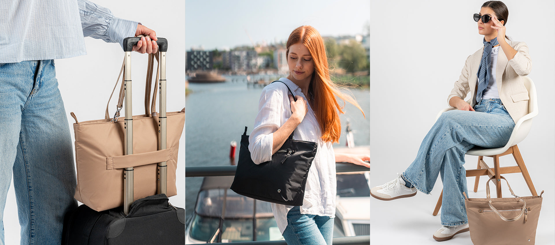 Pacsafe W toteveske tyverisikker med PC-lomme