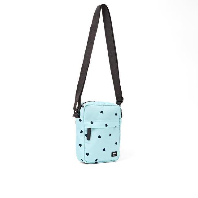 Roka London Bond Pocket skulderveske heart print small 1,5 liter
