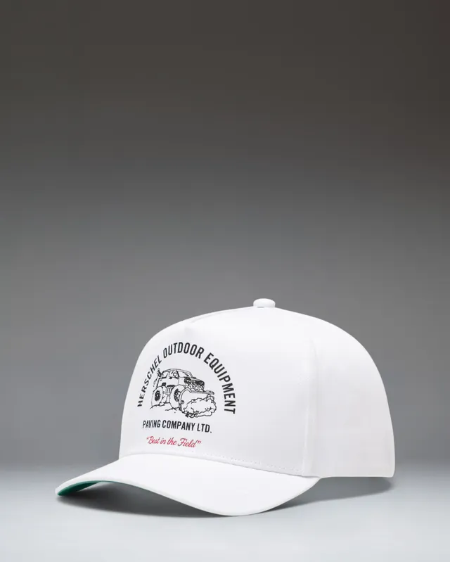 Herschel Whaler Tall Paving caps hvit bomull
