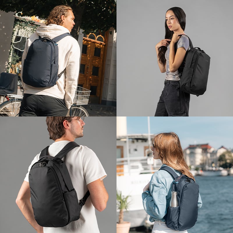 Pacsafe V 16L ryggsekk 16 liter tyverisikker