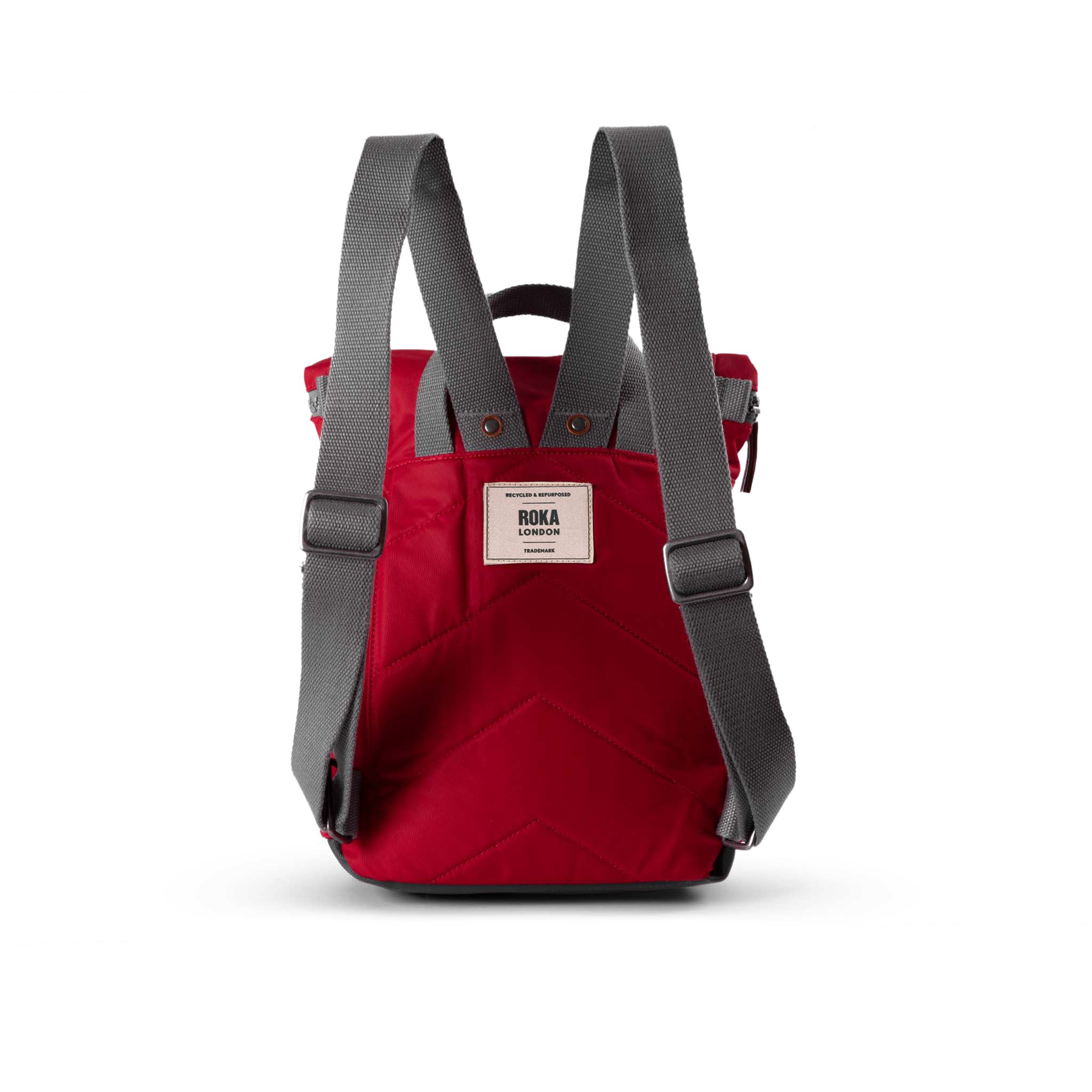Roka London Canfield ryggsekk cranberry rolltop vanntett