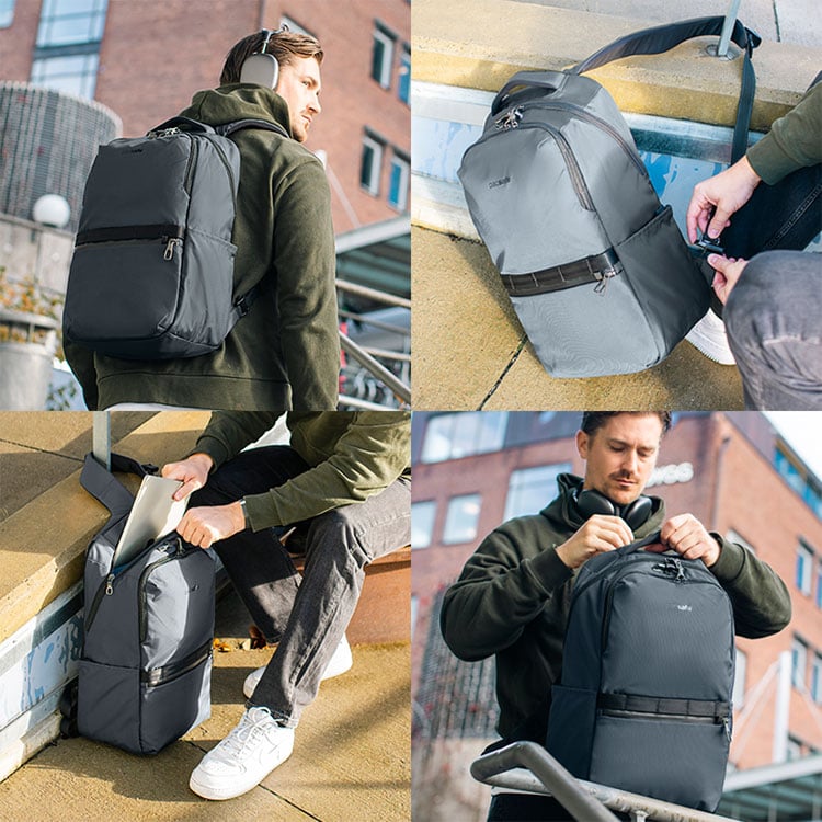 Pacsafe X 25L ryggsekk tyverisikker PC-lomme