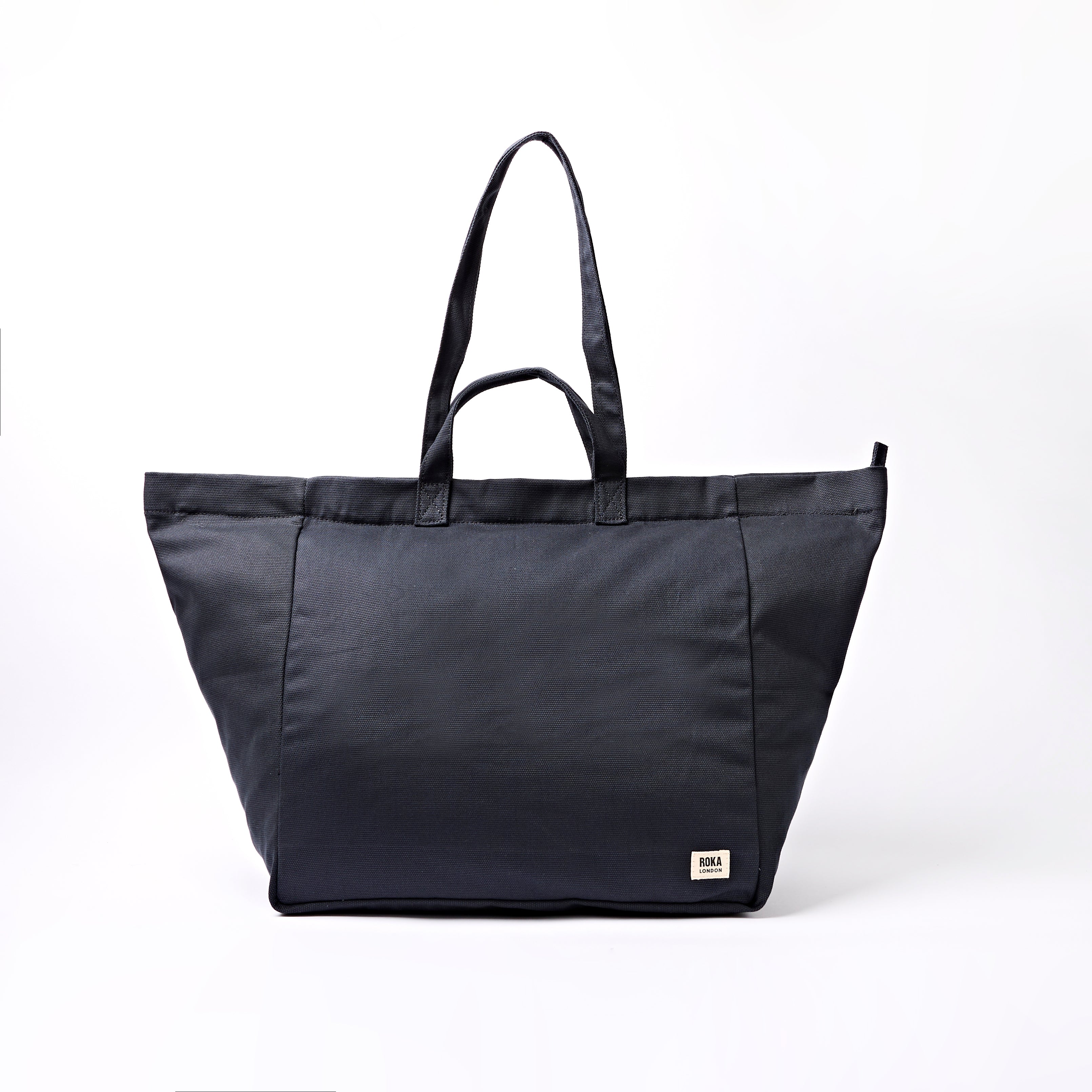 Roka London Marylebone tote smoke large 43,4 liter canvas