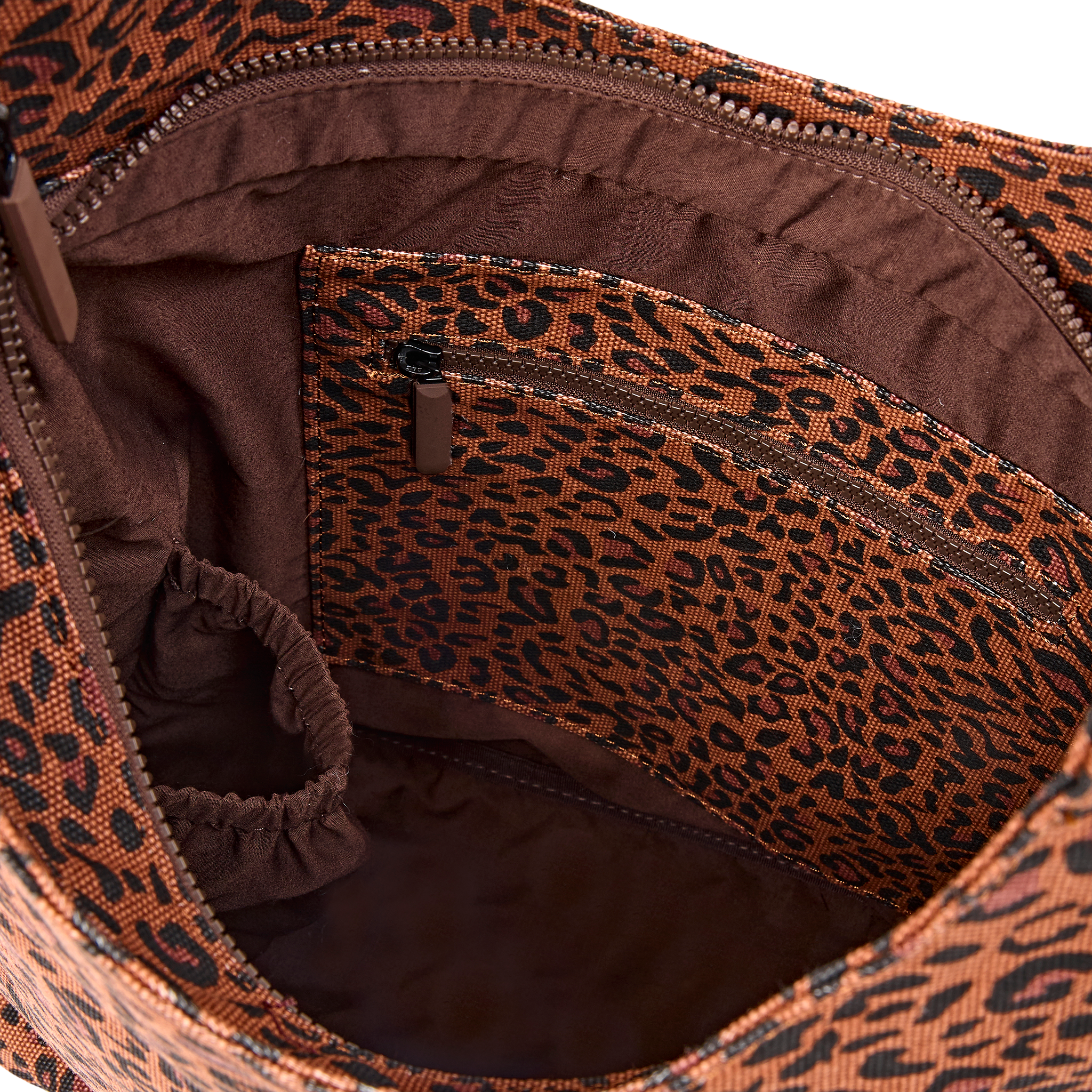 Roka London Hoxton Large skulderveske leopard vanntett