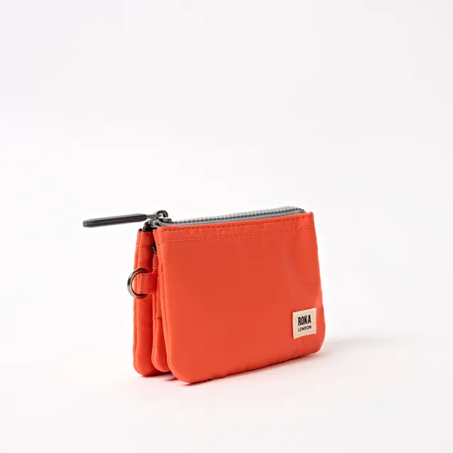 Roka London Carnaby Small lommebok tangerine 0,2 liter lett
