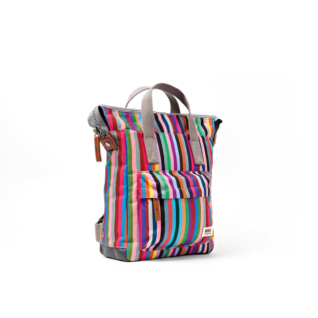 Roka London Bantry Small ryggsekk multi stripe 7,4 liter
